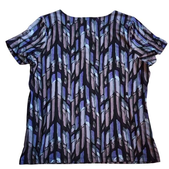 East 5th Multicolor Geometric Blouse - Picture 6 of 8